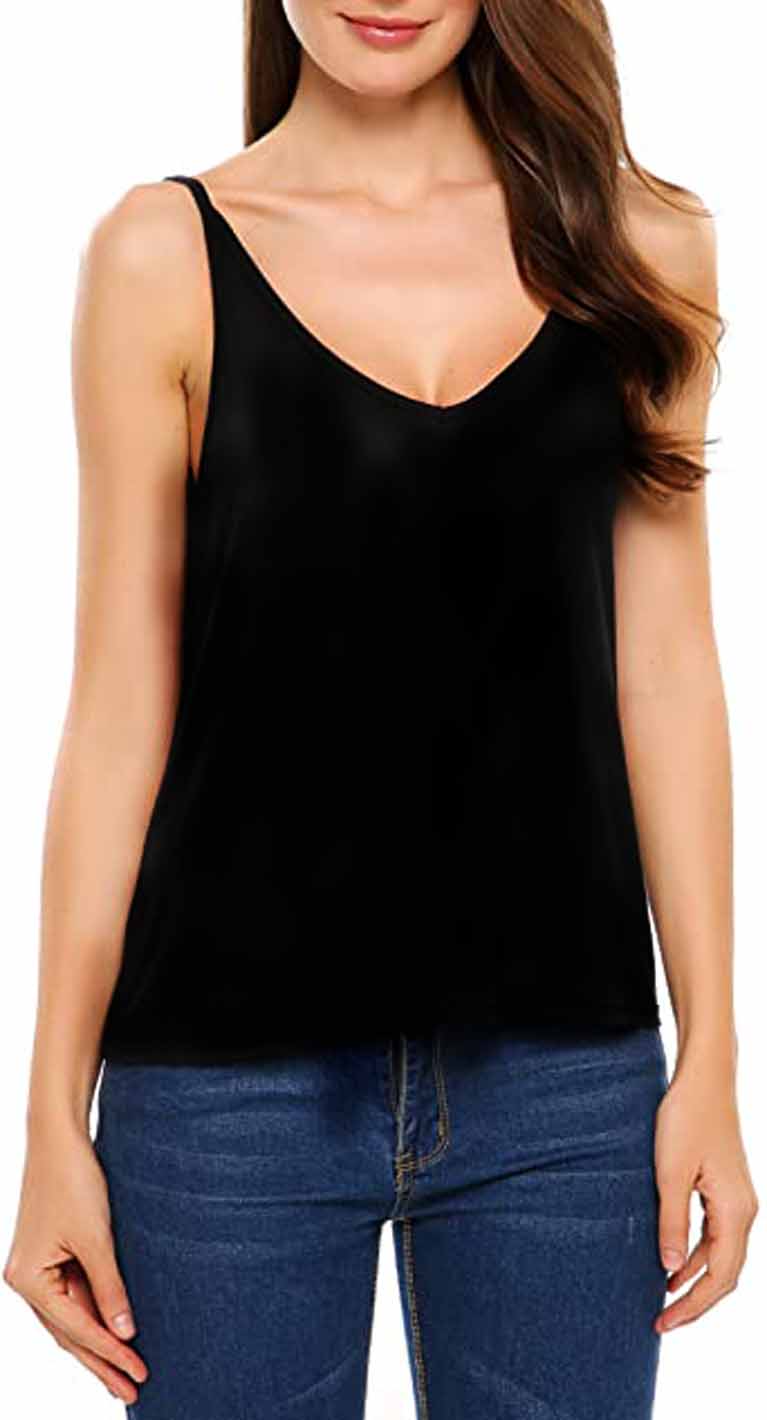 Comfortable loose fit tank tops for women